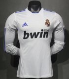 2010-2011 RMA Home Player Version 长袖球员 Long Sleeve Retro Soccer Jersey