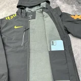 24-25 Brazil Velvet Thickened warm Green Outdoor Jackets #103加绒冲锋衣