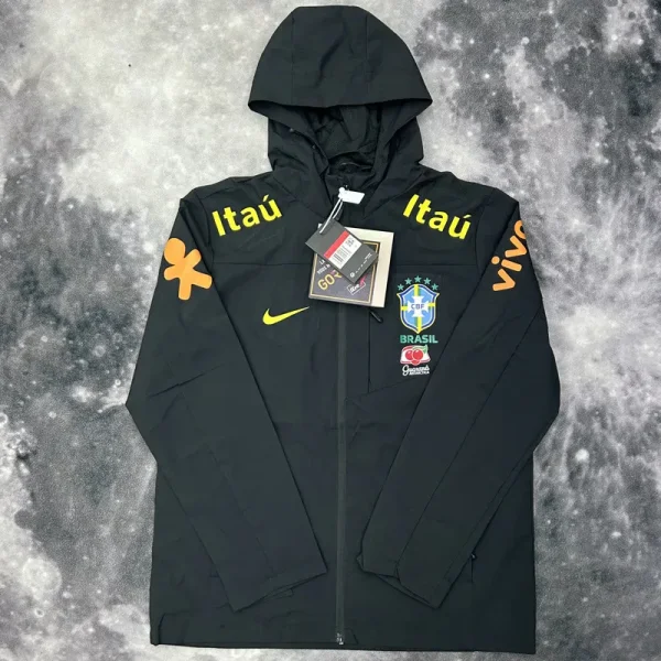 24-25 Brazil Black Outdoor Jackets #102冲锋衣