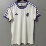 24-25 RMA White Special Edition Training Shirts *紫边三叶草