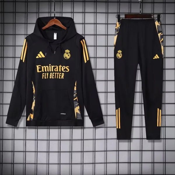 24-25 RMA Black Hoodie Tracksuit (卫衣套装)