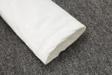 24-25 Sao Paulo White Hooded Windbreaker Fabric Cotton Coat #G260