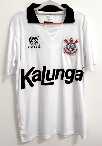 1990 Corinthians Home Retro Soccer Jersey