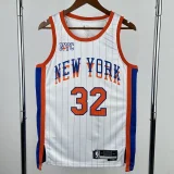 24-25 KNICKS TOWNS #32 White City Edition Top Quality Hot Pressing NBA Jersey