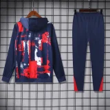 24-25 PSG Royal Blue Hoodie Tracksuit (卫衣套装)