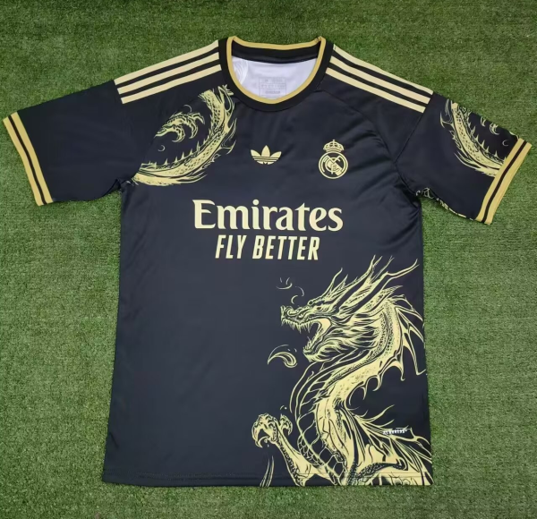 24-25 RMA Black Special Edition Training Shirts *三叶草金标