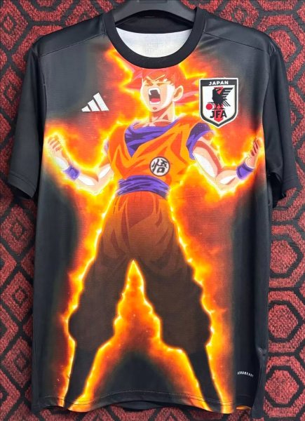 24-25 Japan Black Special Edition Fans Soccer Jersey *火焰悟空