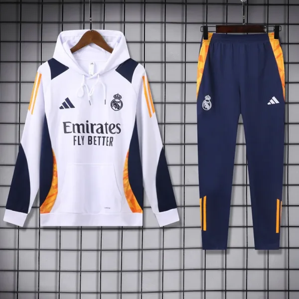 24-25 RMA White Hoodie Tracksuit (卫衣套装)