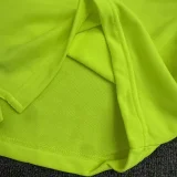 CN02萤光绿 NK Fluorescent Green Embroidered Multicolor Logo Casual Short Pants