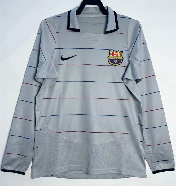 2003-2004 BAR Away Long Sleeve Retro Soccer Jersey (长袖)