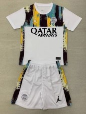 24-25 PSG White Concept Edition Kids Soccer Jersey
