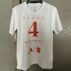 24-25 Spain White High Quality Casual T-Shirt