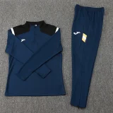 2024 JOM Royal blue Half Pull Tracksuit #2492(半拉链)