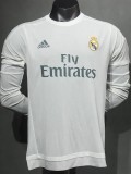 2015-2016 RMA Home Player Version 长袖球员 Long Sleeve Retro Soccer Jersey