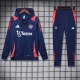 24-25 Man Utd Royal blue Hoodie Tracksuit (卫衣套装)
