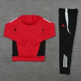 24-25 Man Utd Red Hoodie Tracksuit (卫衣套装)