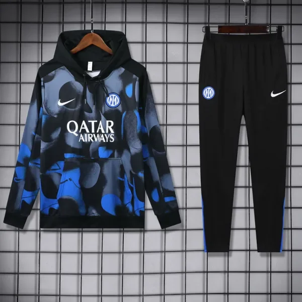 24-25 INT Grey blue Hoodie Tracksuit(卫衣套装)
