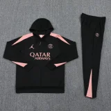 24-25 PSG Black Hoodie Tracksuit(卫衣套装)