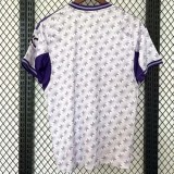 24-25 Man Utd White Purple Special Edition Fans Soccer Jersey