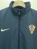 24-25 Croatia Lake blue & Blue Double sided Windbreaker (双面风衣)