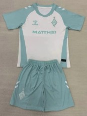 24-25 Werder Bremen Away Kids Soccer Jersey