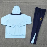24-25 France Light blue Hoodie Tracksuit (卫衣套装)