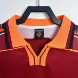 1998-1999 Roma Home Long Sleeve Retro Soccer Jersey(长袖)