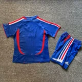 2006 France Home Kids Retro Soccer jersey
