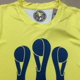 24-25 Club America Yellow Champion Training shirts*背后没图案