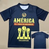 24-25 Club America Royal Blue Champion Training shirts *背后没图案
