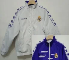 24-25 RMA White & Blue Double sided windbreaker (双面刺绣)(双面风衣)