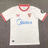 24-25 Sevilla Home Fans Soccer Jersey  Midea