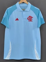 25-26 Flamengo sky Blue Polo short sleeve