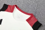 25-26 Man Utd White Tank top and shorts suit