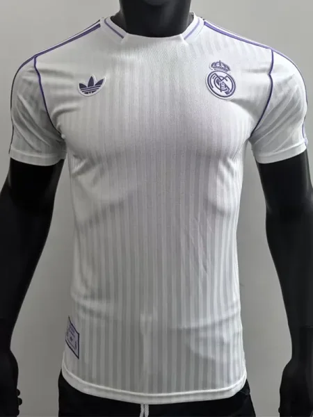 25-26 RMA White Special Edition Player Version Training shirts *紫色标