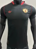 25-26 Man Utd Black Casual Special Edition Player Version Soccer Jersey