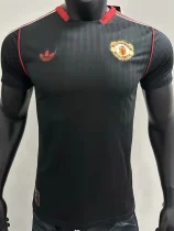 25-26 Man Utd Black Casual Special Edition Player Version Soccer Jersey