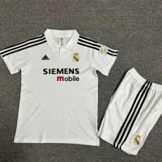 2002-2003 RMA Home Kids Retro Soccer Jersey