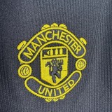 1998-1999 Man Utd Black Long Sleeve Retro Soccer jersey (长袖)