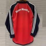 2000-2001 Bayern Home Long sleeve Retro Soccer Jersey (长袖)