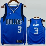 22-23 Dallas Mavericks DAVIs #3 Blue Top Quality Hot Pressing NBA Jersey