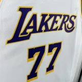 22-23 Lakers DONCIC #77 White Top Quality HotPressing NBA Jersey(圆领)