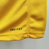 22-23 Lakers DONCIC #77 Yellow Top Quality HotPressing NBA Jersey(圆领)