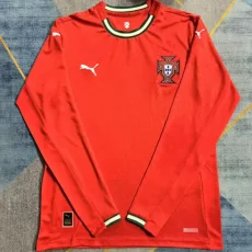 25-26 Portugal Home Long Sleeve Soccer jersey (长袖) *PM