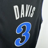 23-24 Dallas Mavericks DAVIS #3 Black City Edition TopQuality Hot Pressing NBA Jersey(V领)