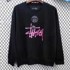 24-25 PsG High Quality Black Casual Long sleeve T-shirt