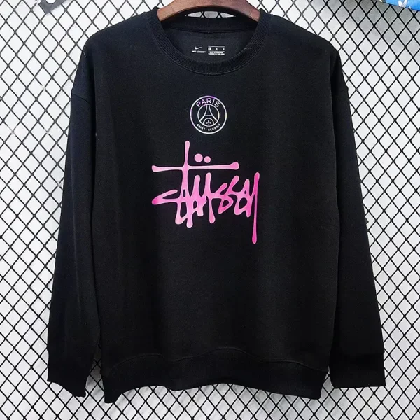24-25 PsG High Quality Black Casual Long sleeve T-shirt