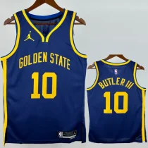 22-23 WARRIORS BUTLERIll #10 Blue Top Quality Hot Pressing NBA Jersey (Trapeze Edition)飞人版