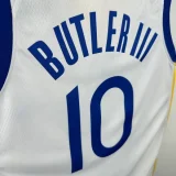 22-23 WARRIORS BUTLERI #10 White Top Quality Hot Pressing NBA Jersey (V领)