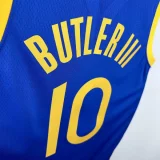 22-23 WARRIORS BUTLERIll #10 Blue Top Quality Hot Pressing NBA Jersey (V领)
